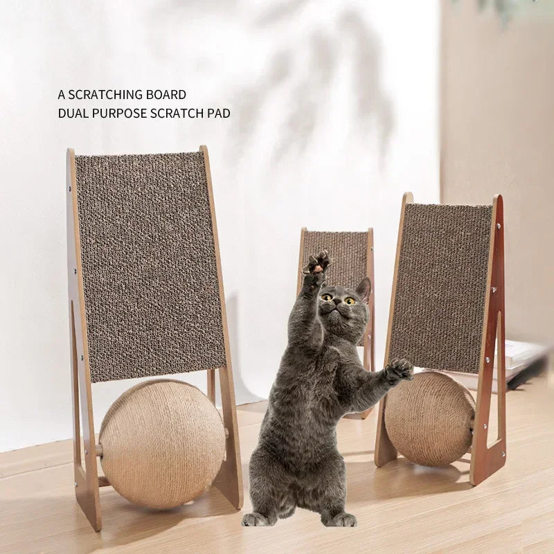 Cat Scratcher Board Detachable Cat Scraper Scratching Post for Kittens Grinding Claw Climbing Toy Pet Cat