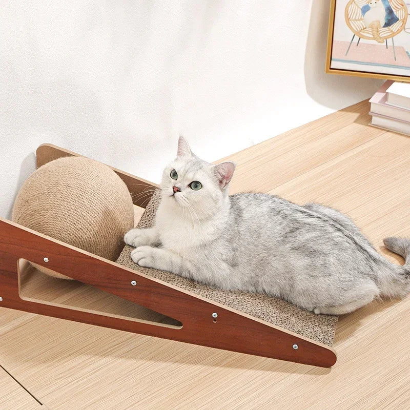 Cat Scratcher Board Detachable Cat Scraper Scratching Post for Kittens Grinding Claw Climbing Toy Pet Cat