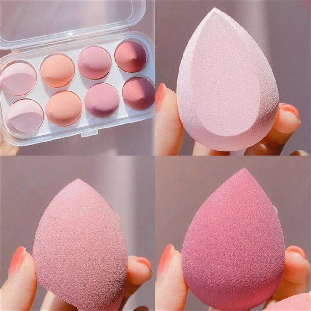 1/4/8pcs makeup sponge blender beauty egg blow cosmetic soft foundation sponges powder blow female make up accessories