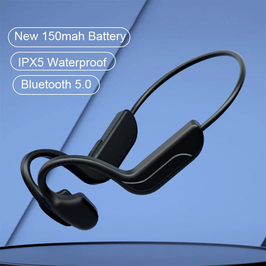 G10 Bone Conduction Earphones Bluetooth-compatible 5.0 Double Noise Reduction Headset Waterproof Wireless Sport Headphones