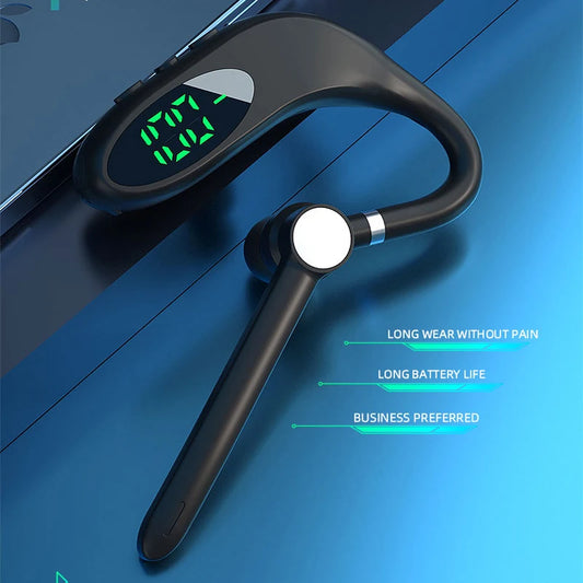 2021 New Ear-mounted Bluetooth Headset Hands-free Headphones Stereo Noise Reduction Mini Wireless Earphone for iphone Xiaomi