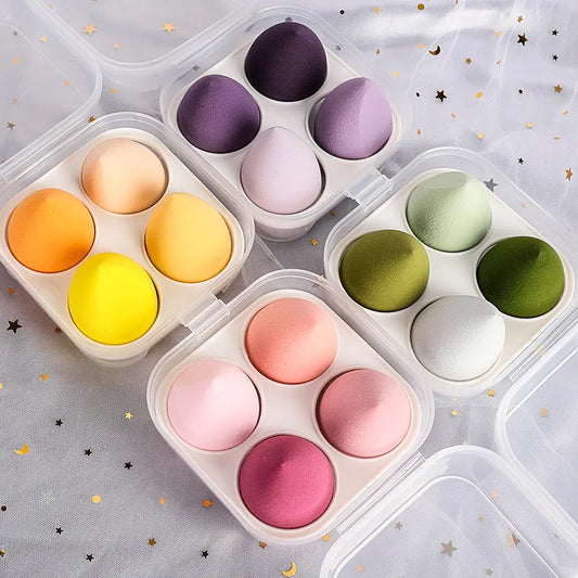 1/4/8pcs makeup sponge blender beauty egg blow cosmetic soft foundation sponges powder blow female make up accessories